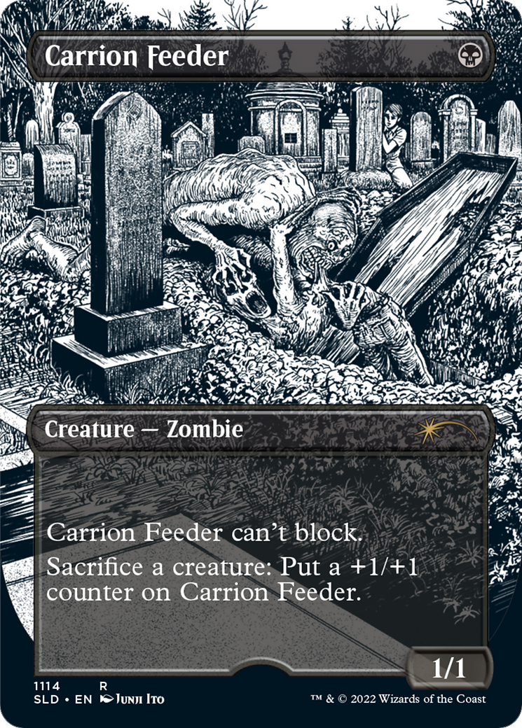 Carrion Feeder (feuille gravée japonaise sans bordure) [série Secret Lair Drop] 