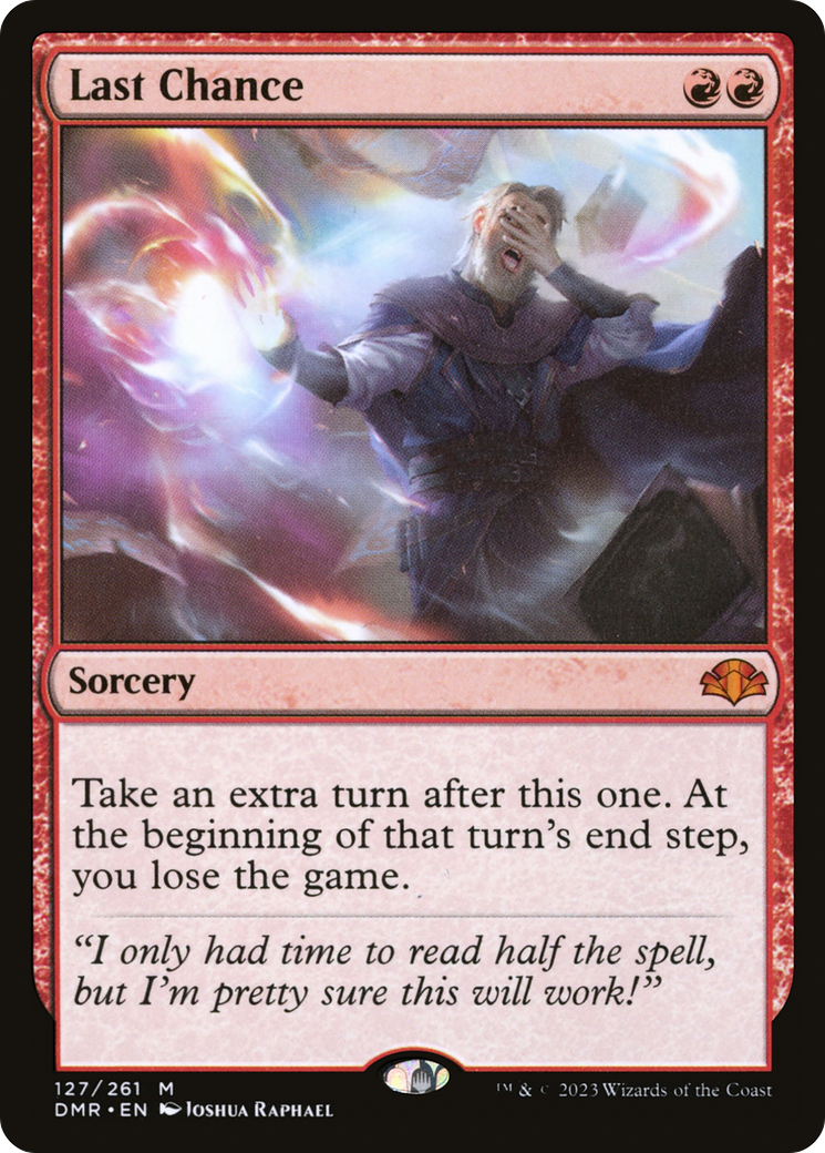 Dernière chance [Dominaria Remastered] 
