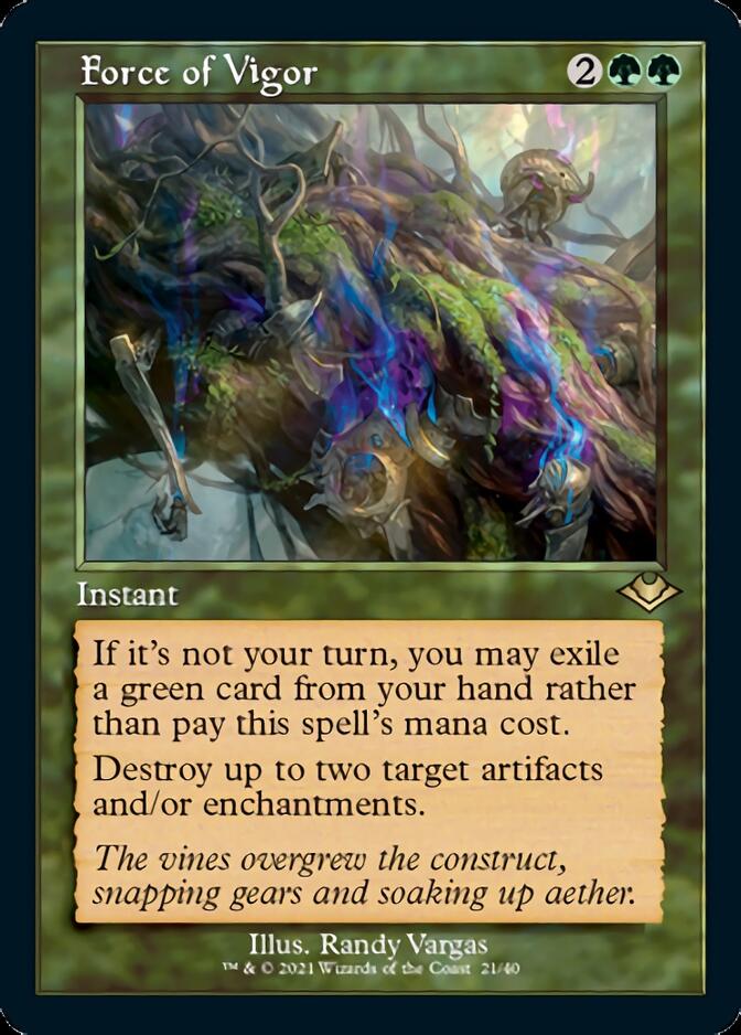 Force de vigueur (Retro Foil Etched) [Horizons modernes] 