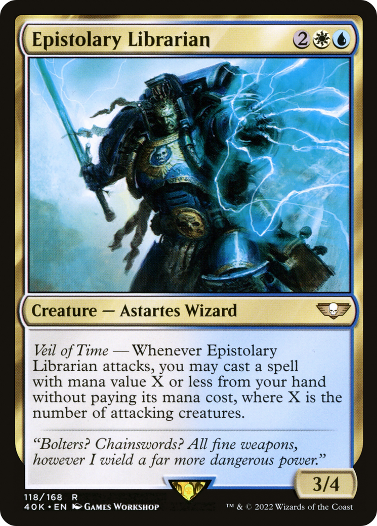 Bibliothécaire épistolaire [Warhammer 40,000] 