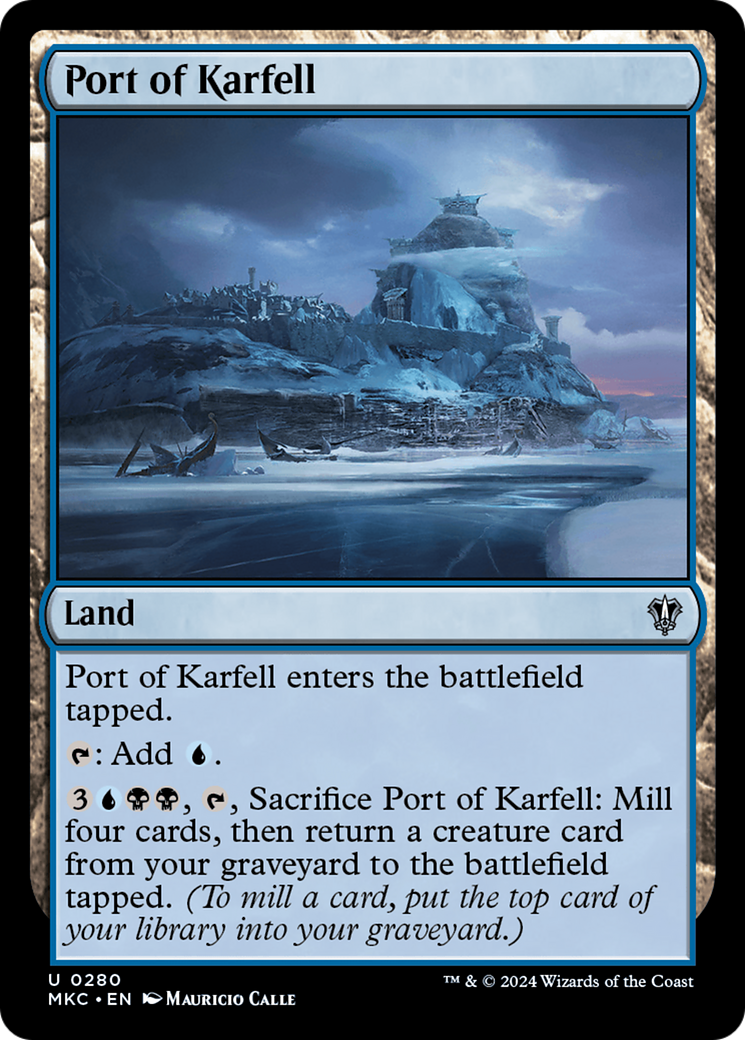 Port de Karfell [Meurtres au commandant du manoir Karlov] 
