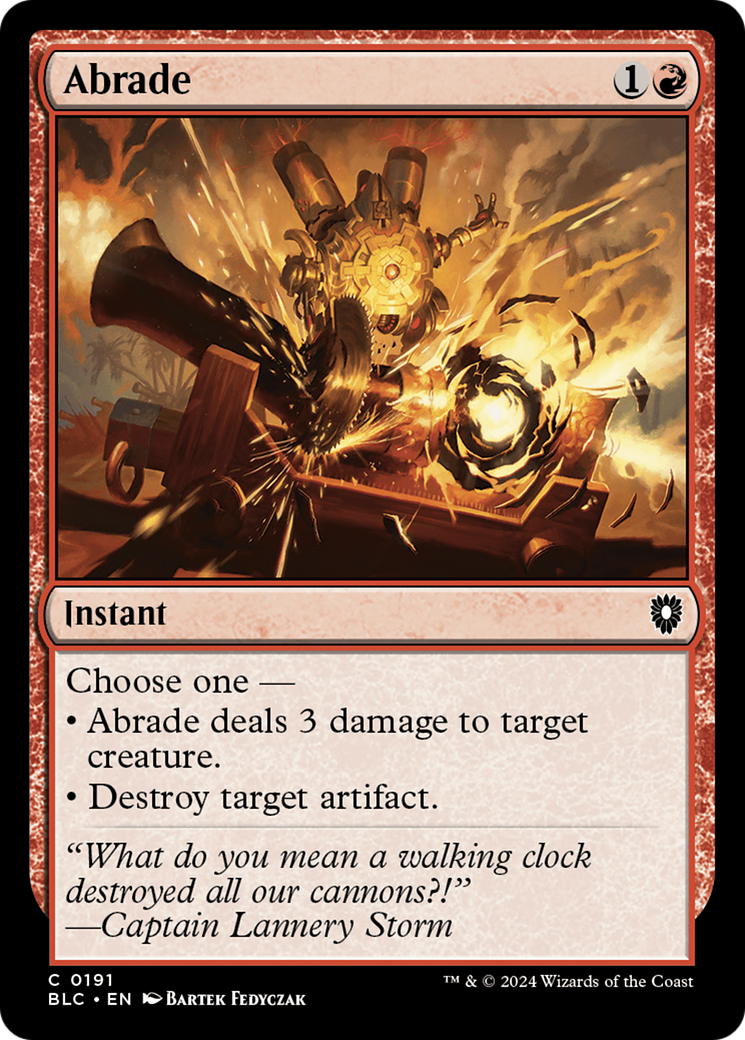 Abrade [Commandant Bloomburrow] 