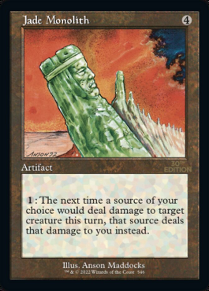 Jade Monolith (Rétro) [Édition 30e anniversaire] 