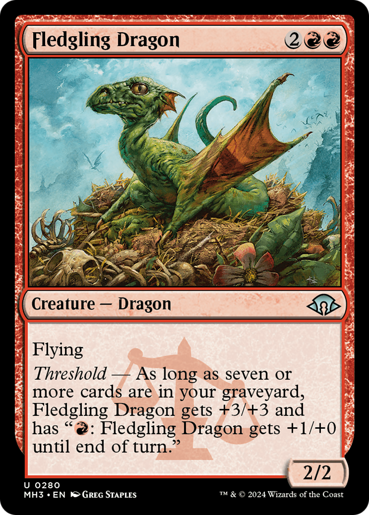 Fledgling Dragon (MH3-280) - Modern Horizons 3