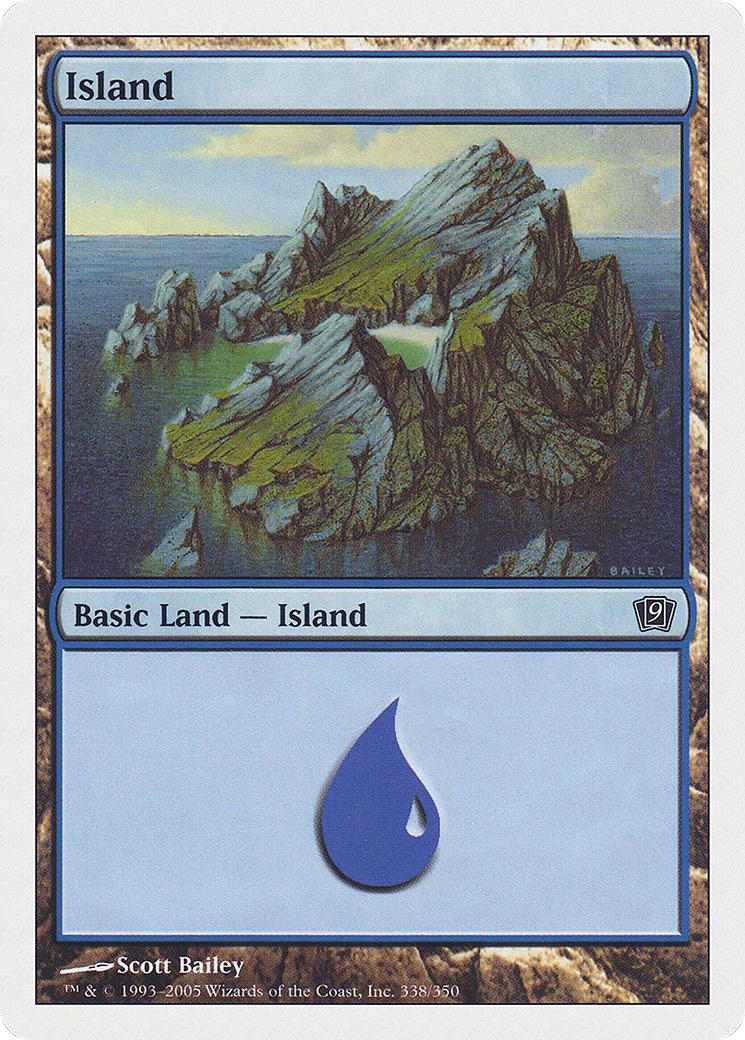 Island (9ED-338) - 9th Edition Foil