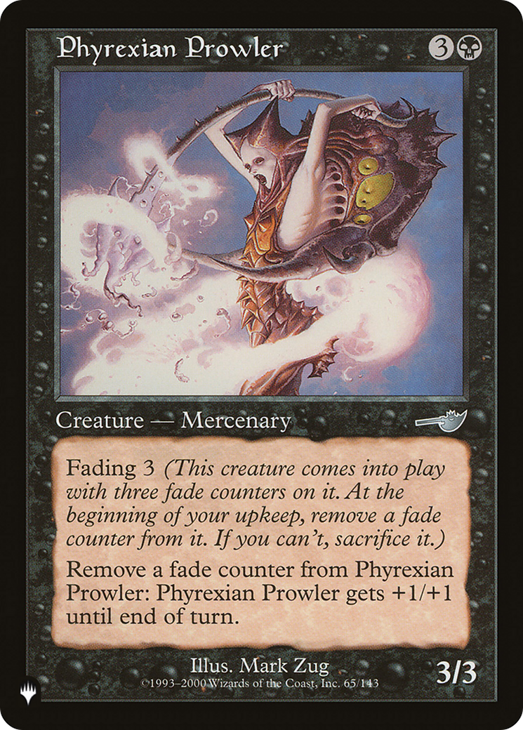 Rôdeur phyrexian [La liste] 