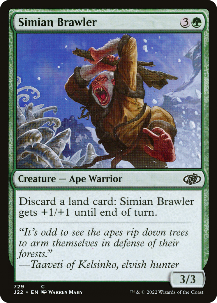 Simian Brawler (J22-729) - Jumpstart 2022