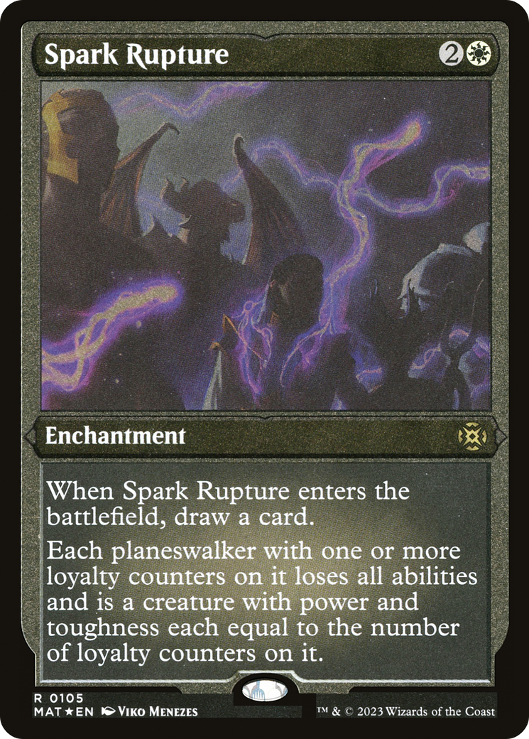 Spark Rupture (MAT-105) - March of the Machine: The Aftermath Etched Foil
