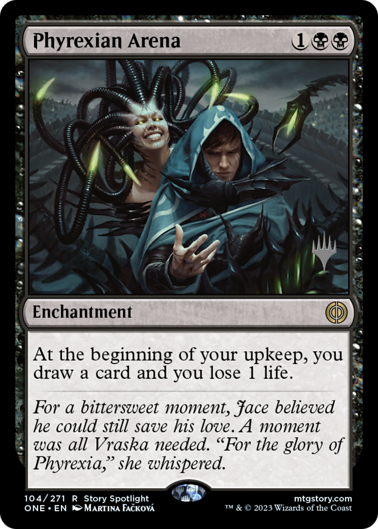 Phyrexia Arena (Pack Promo) [Phyrexia : All Will Be One Promos] 