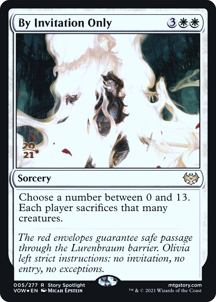 Sur invitation uniquement [Innistrad : Promos de l'avant-première de Crimson Vow] 