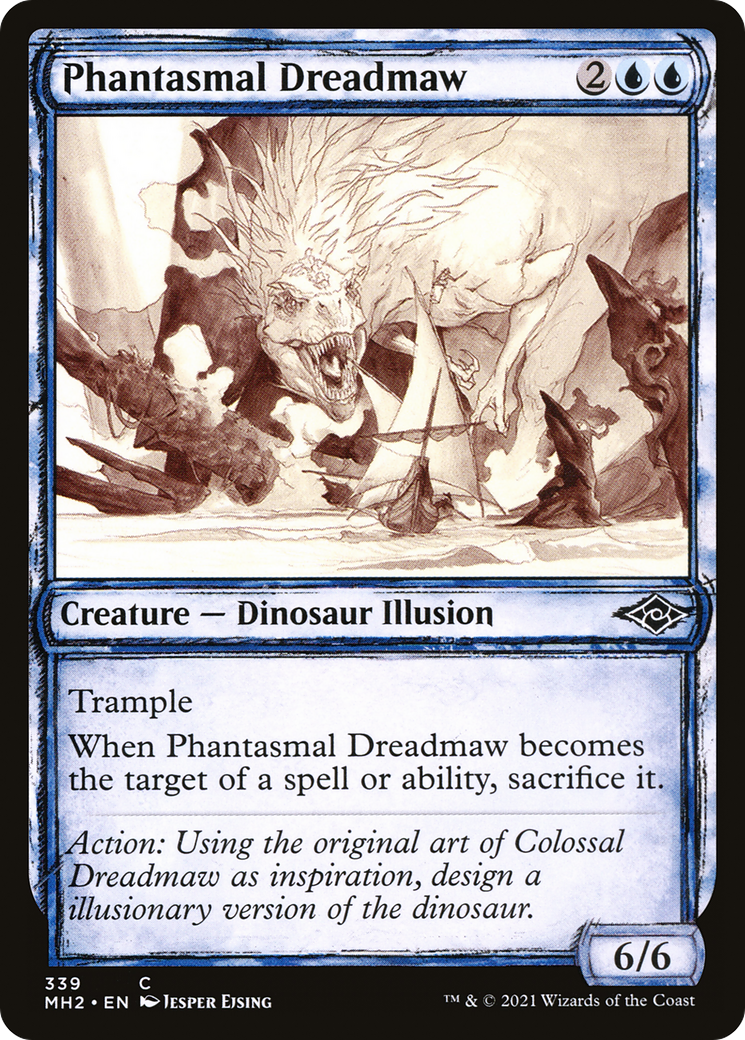 Dreadmaw fantasmatique (esquisse) [Modern Horizons 2] 