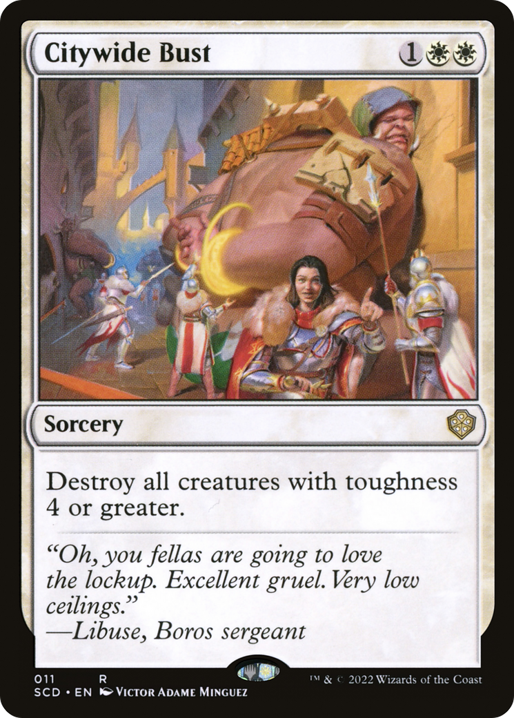 Buste dans toute la ville [Decks Commander de démarrage] 