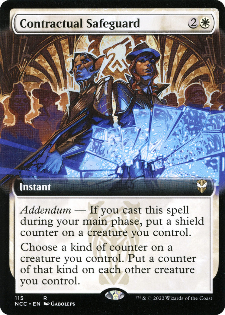 Contractual Safeguard (Extended Art) (NCC-115) - New Capenna Commander: (Extended Art)