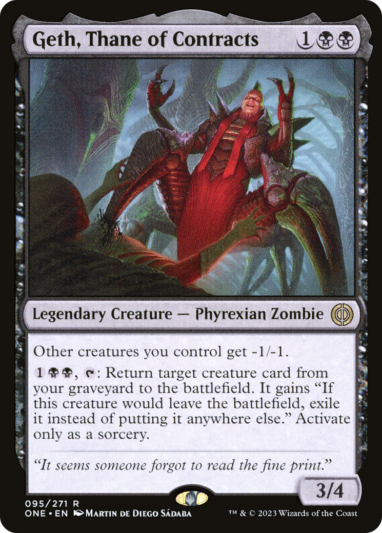 Geth, Thane des Contrats [Phyrexia : Tous seront Un] 
