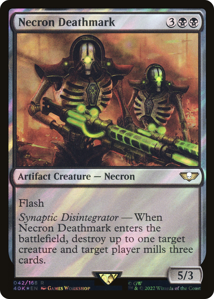 Marque de mort de Necron (feuille de surtension) [Warhammer 40,000] 