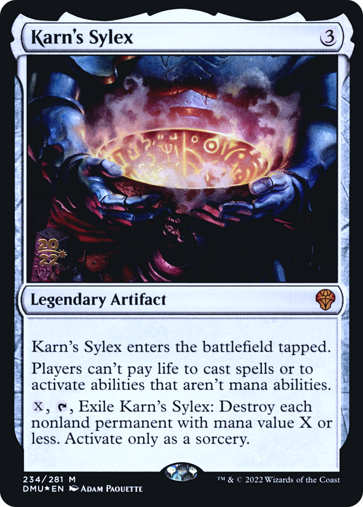 Karn's Sylex [Promotions avant-première de Dominaria United] 