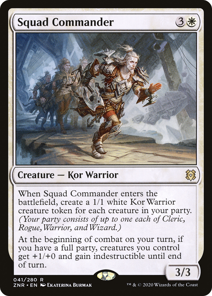 Commandant d'escouade [Zendikar Rising] 