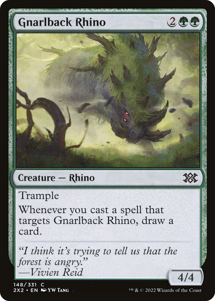 Rhinocéros Gnarlback [Double Masters 2022] 