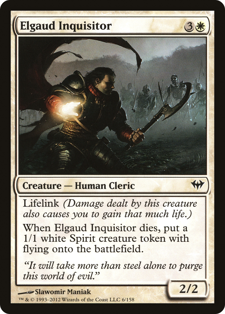 Elgaud Inquisitor (DKA-006) - Dark Ascension Foil