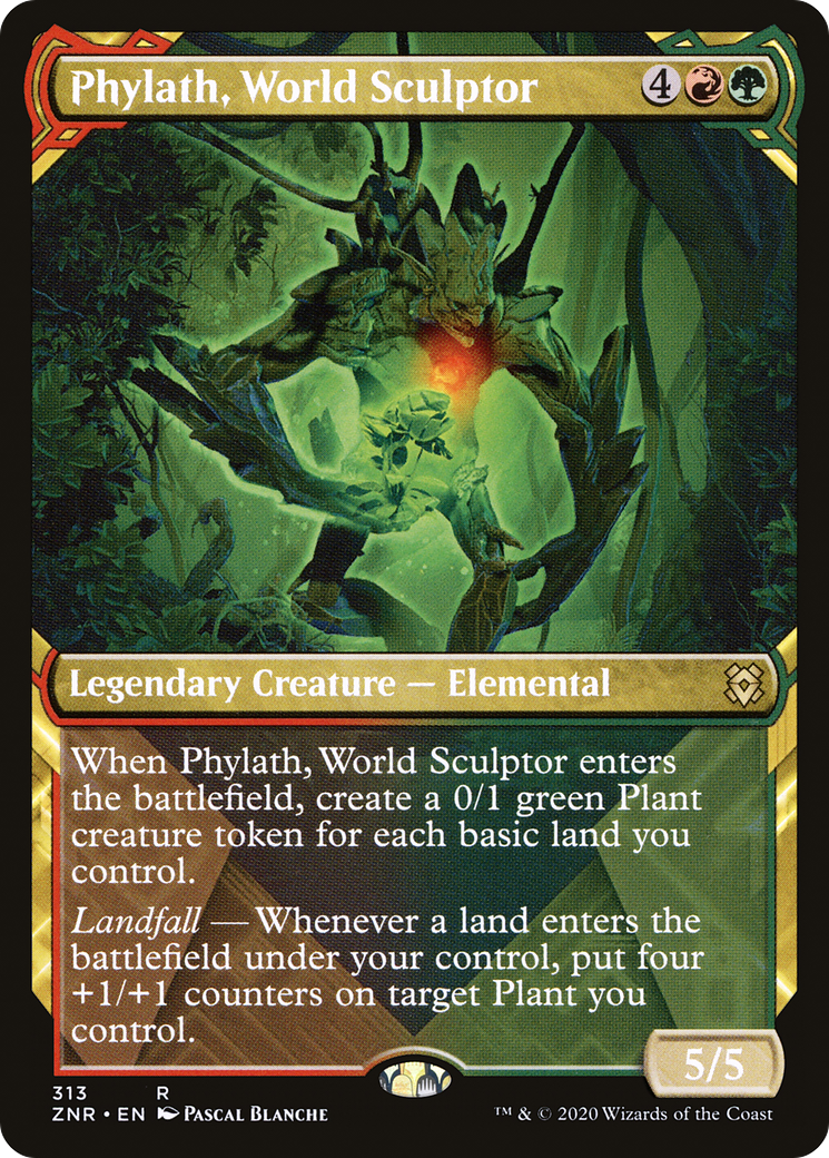 Phylath, sculpteur du monde (vitrine) [Zendikar Rising] 