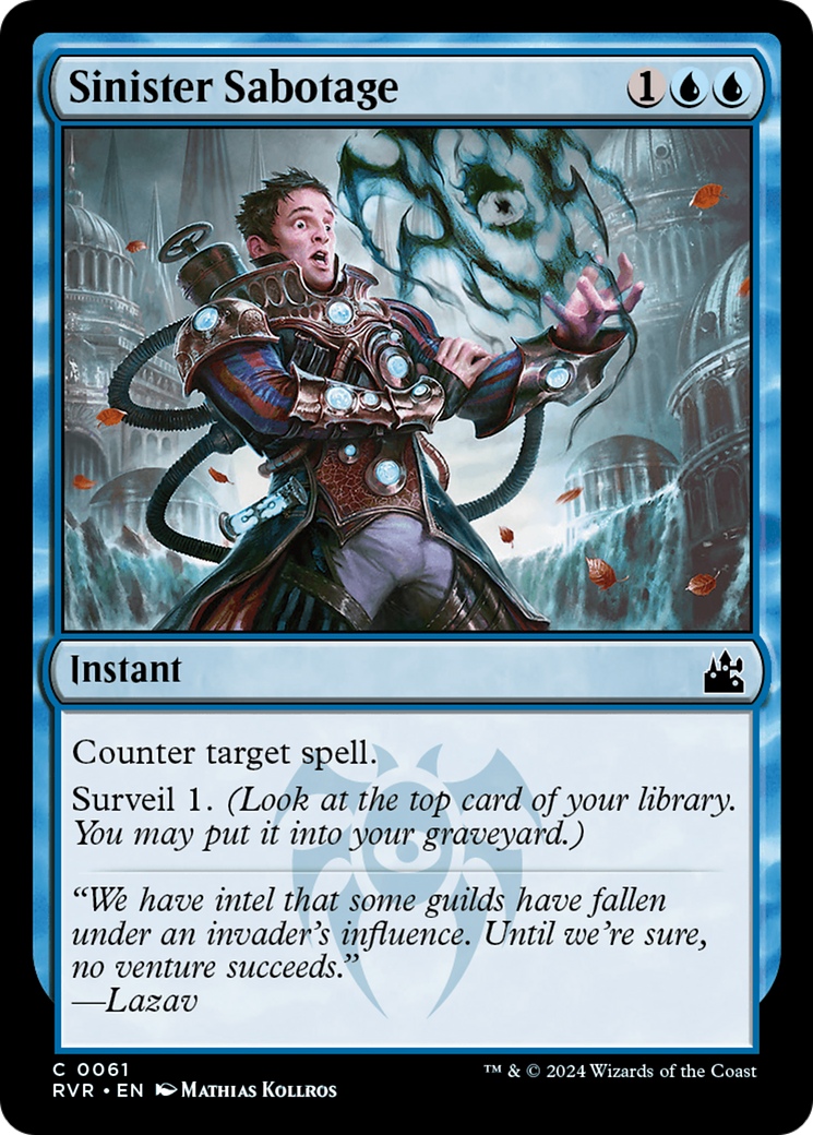Sinistre sabotage [Ravnica Remastered] 