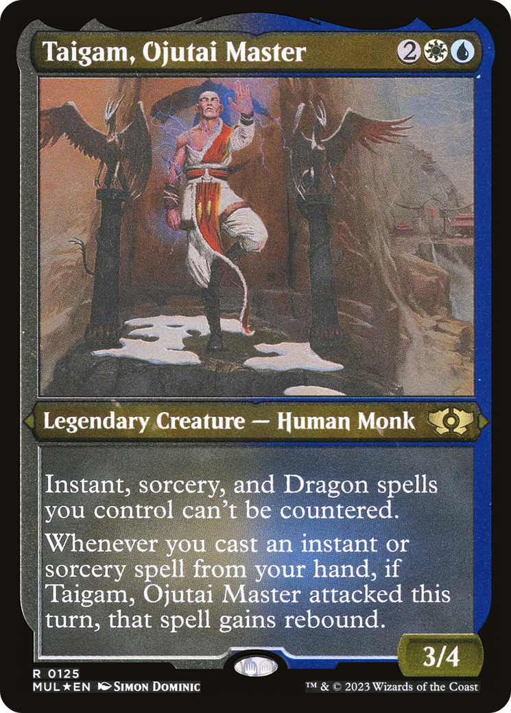 Taigam, Maître Ojutai (Foil Etched) [Légendes Multivers] 