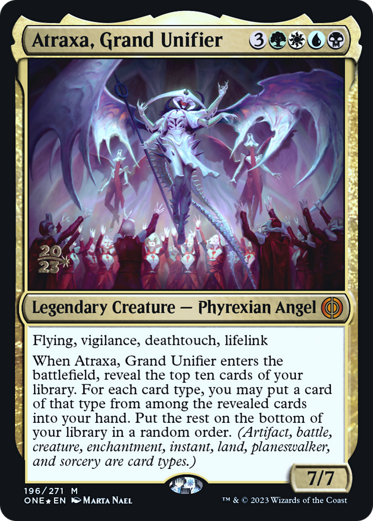 Atraxa, Grand Unificateur [Phyrexia : All Will Be One Promos Avant-première] 