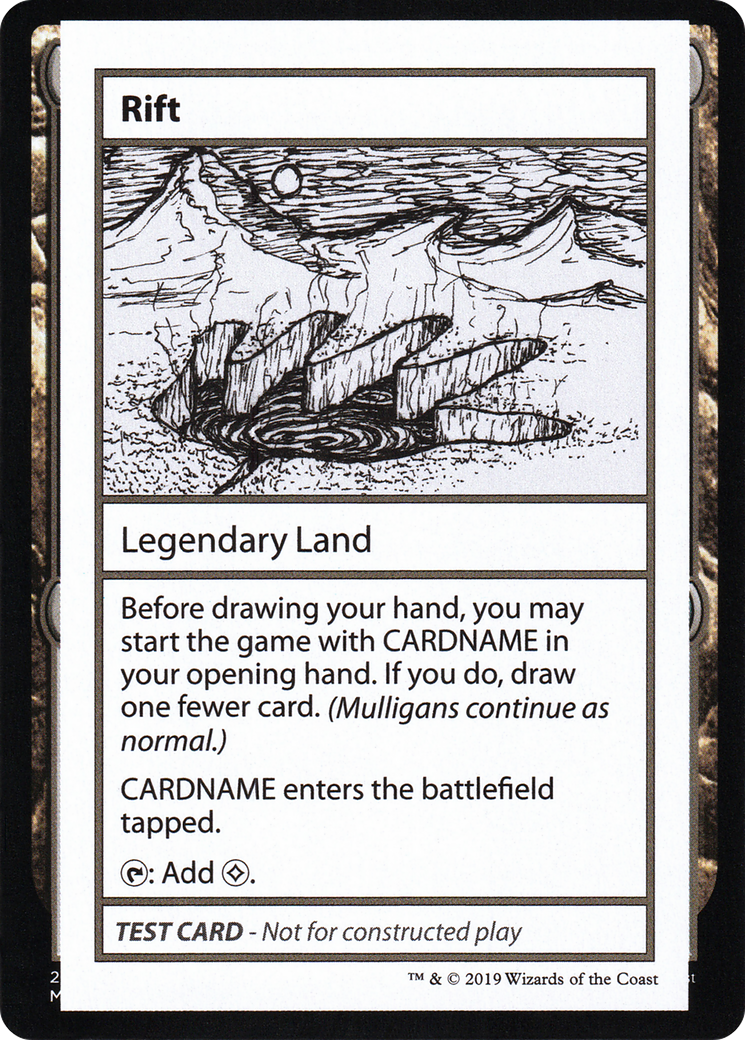 Rift (édition 2021) [Cartes de test Mystery Booster] 