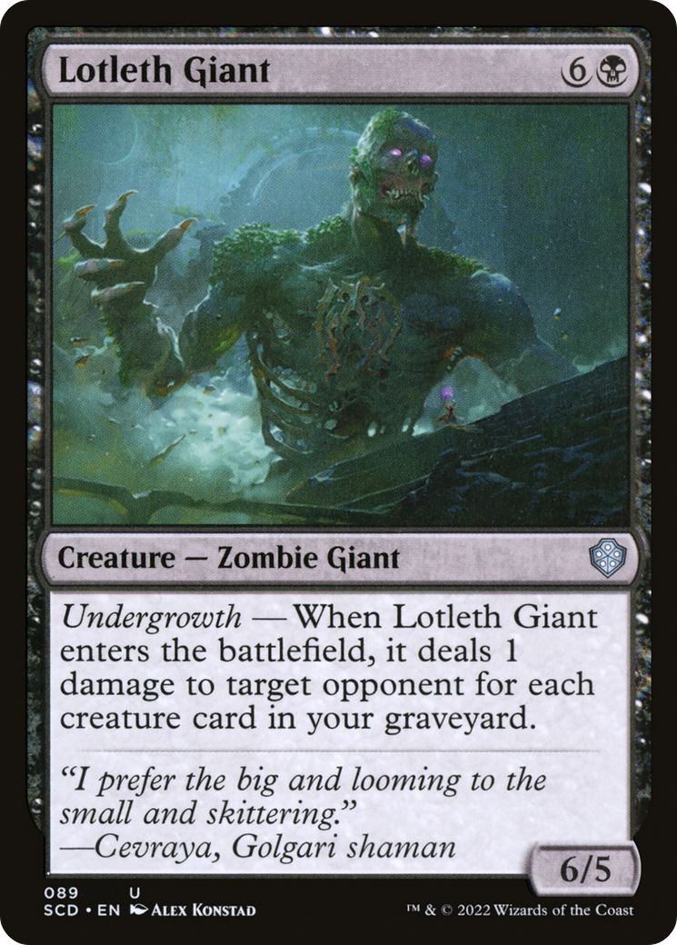Lotleth Giant [Decks de commande de démarrage] 