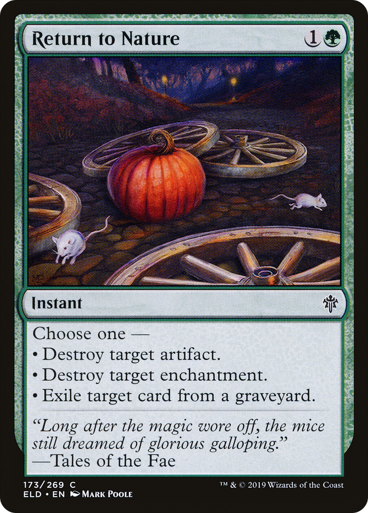 Retour à la nature [Trône d'Eldraine] 