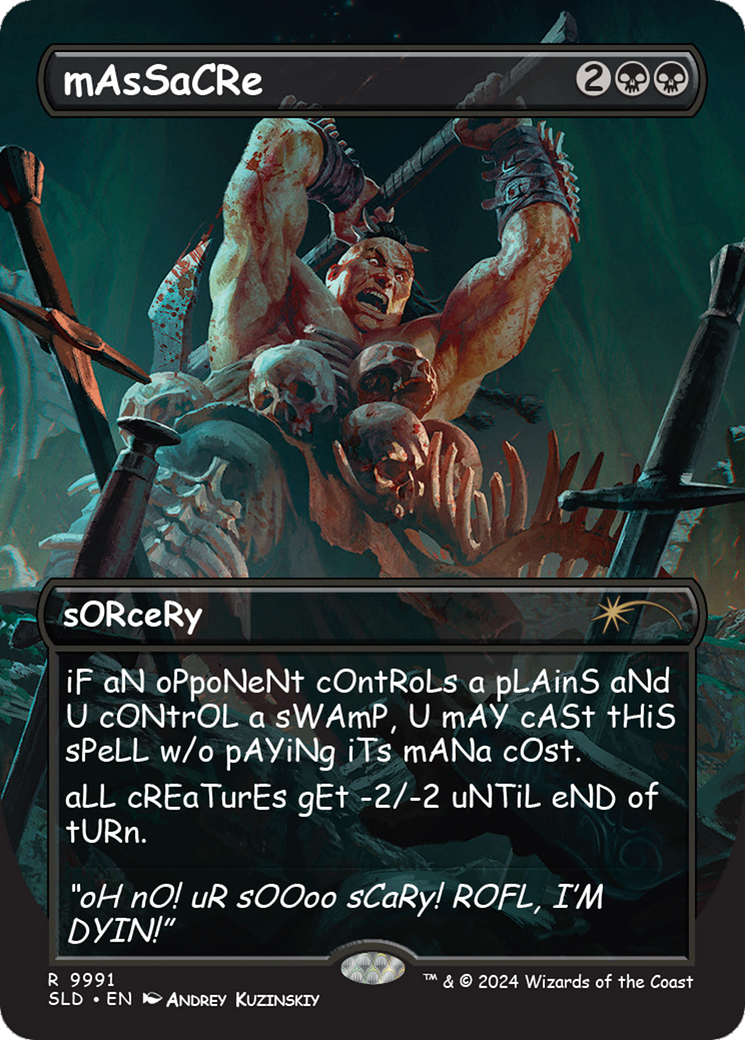 mAssaCRe [Série Secret Lair Drop] 