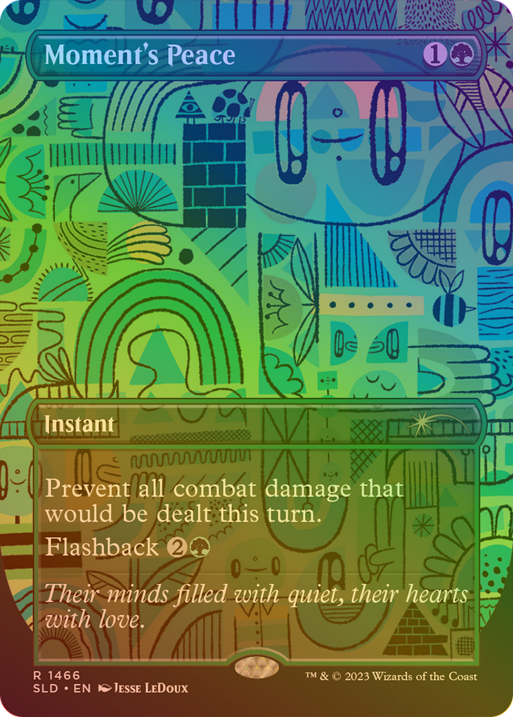 Moment's Peace (SLD-1466★) - Secret Lair Drop (Borderless) Foil