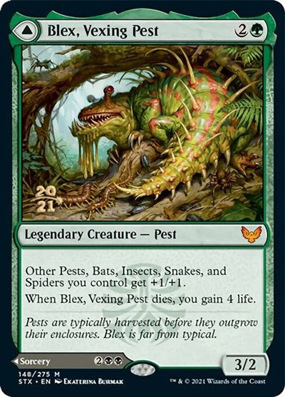 Blex, Vexing Pest // Recherche de Blex [Strixhaven : Promos avant-première de l'École des Mages] 