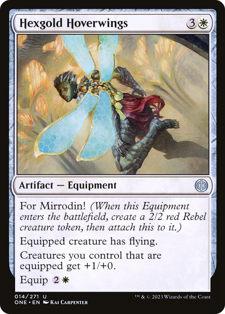Hexgold Hoverwings [Phyrexia : Tous seront un] 