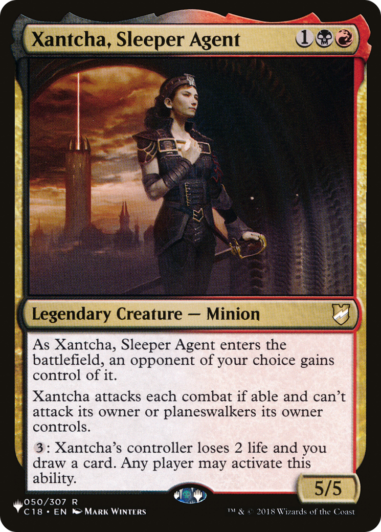 Xantcha, agent dormant [La liste] 
