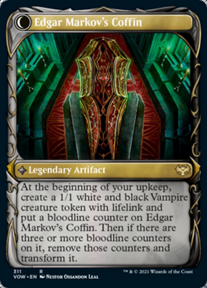 Edgar, Charmed Groom (Showcase) (VOW-311) - Innistrad: Crimson Vow: (Showcase, Double Faced Transform)