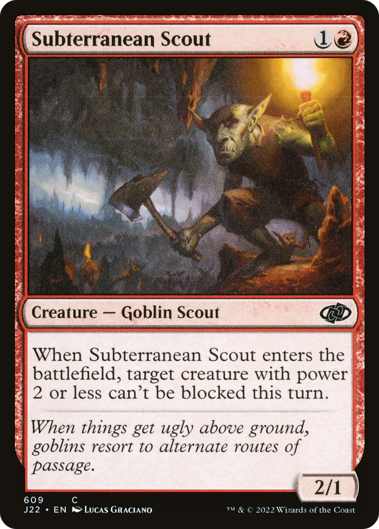 Scout souterrain [Jumpstart 2022] 