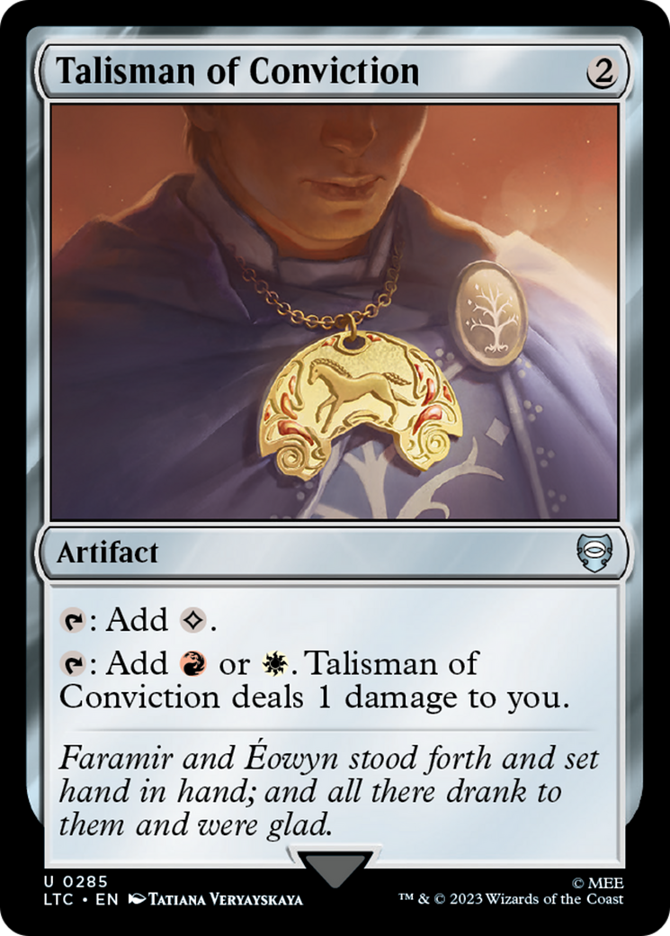 Talisman de conviction [Le Seigneur des Anneaux : Les Contes du Commandant de la Terre du Milieu] 