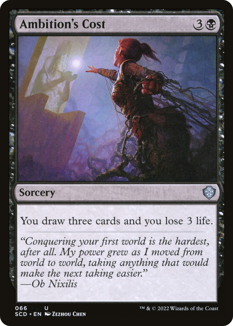 Coût de l'ambition [Decks Commander de démarrage] 