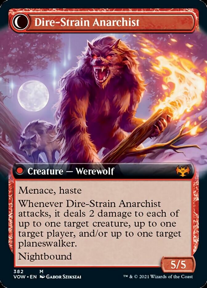 Volatile Arsonist (Extended Art) (VOW-382) - Innistrad: Crimson Vow: (Extended Art, Double Faced Transform)