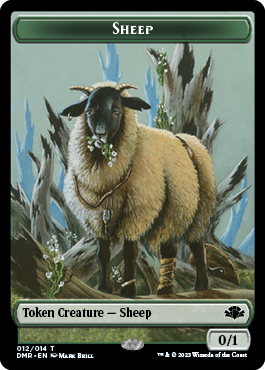 Gobelin // Jeton double face mouton [Jetons remasterisés Dominaria] 