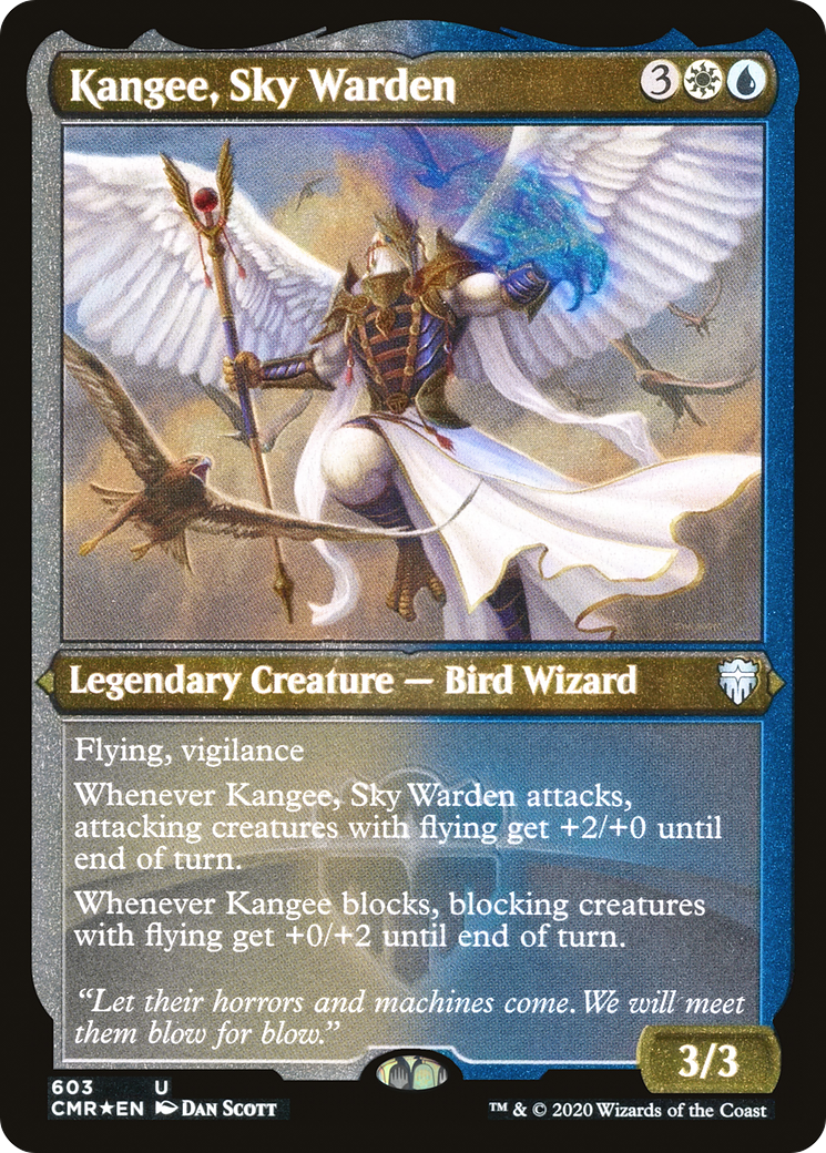 Kangee, Sky Warden (Gravé) [Commander Legends] 