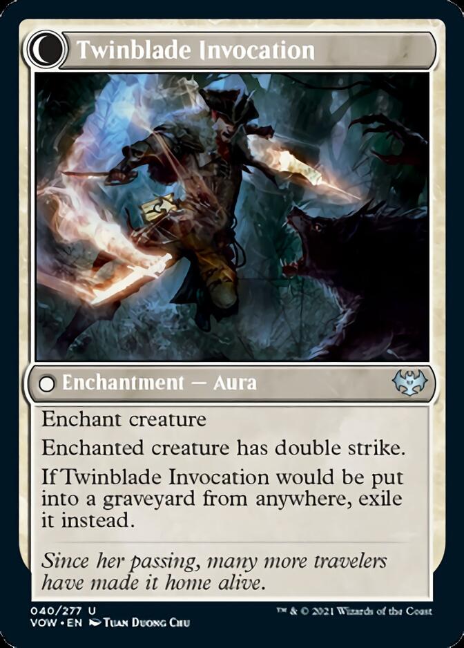 Twinblade Geist (VOW-040) - Innistrad: Crimson Vow: (Double Faced Transform)