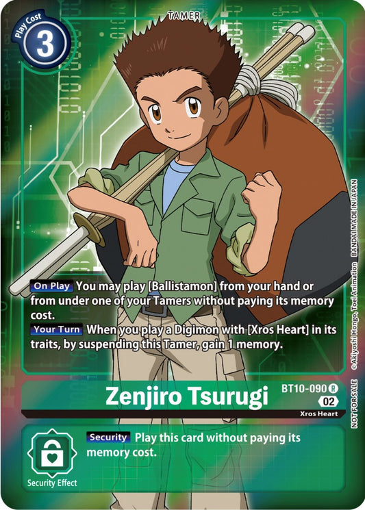 Zenjiro Tsurugi [BT10-090] (Box Topper) [Xros Encounter] 