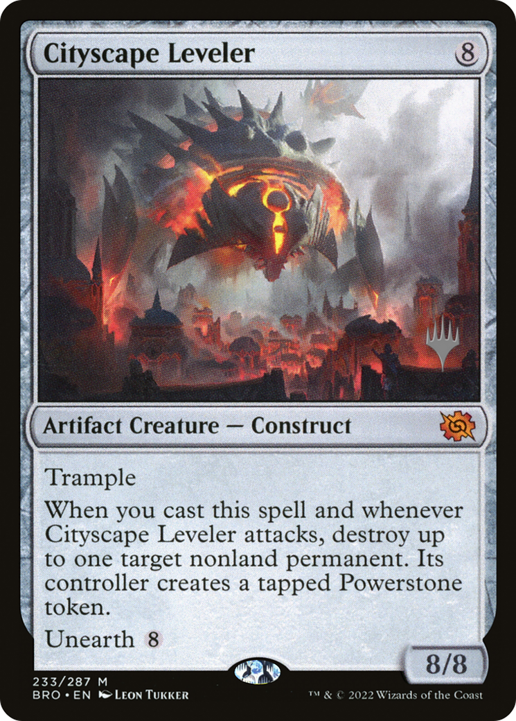Cityscape Leveler (PPBRO-233P) - The Brothers' War Promos