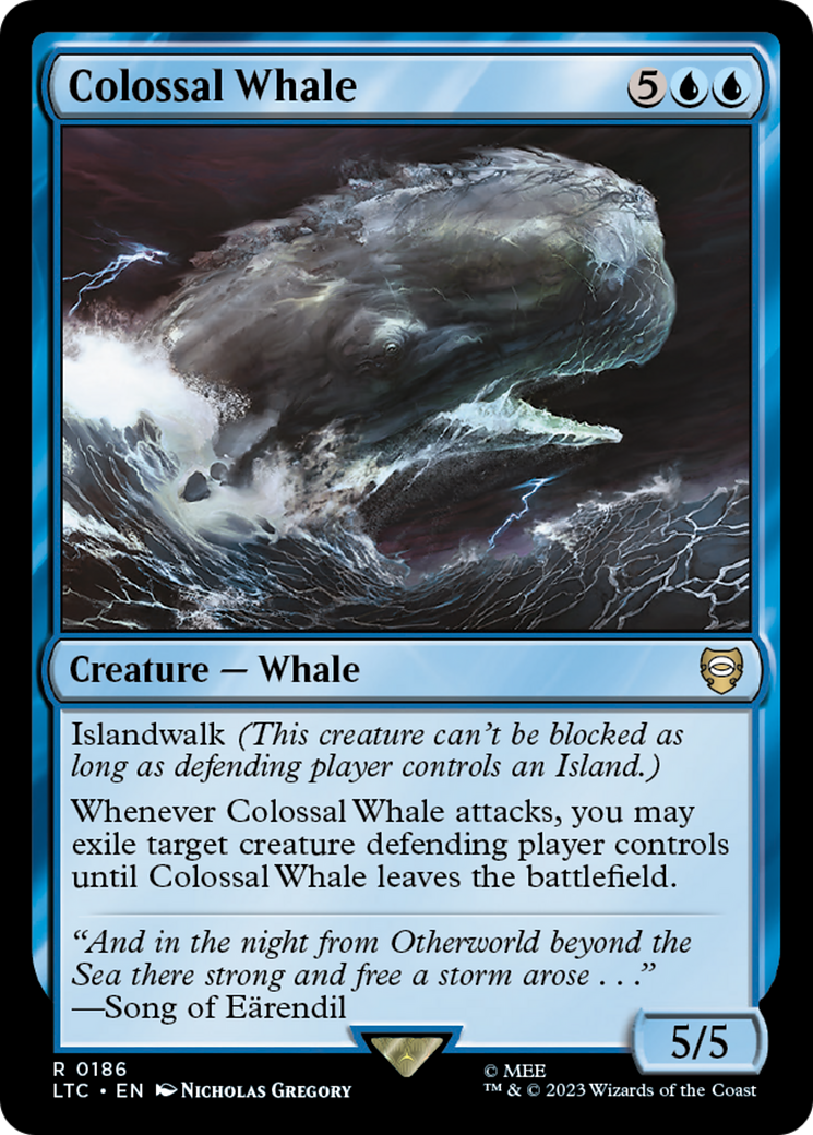 Baleine colossale [Le Seigneur des Anneaux : Contes du Commandant de la Terre du Milieu] 