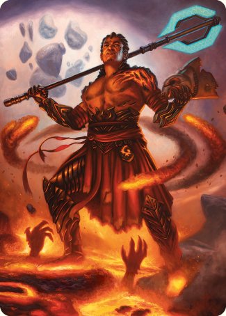 Koth, Carte d'art Feu de la Résistance [Phyrexia : All Will Be One Art Series] 