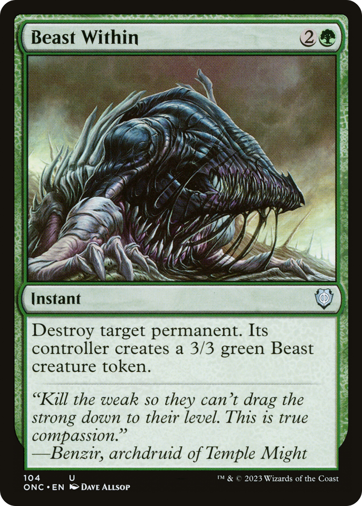 Bête intérieure [Phyrexia : Tous seront un seul commandant] 