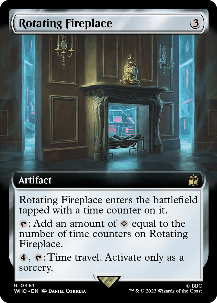Rotating Fireplace (WHO-461) - Doctor Who: (Extended Art)