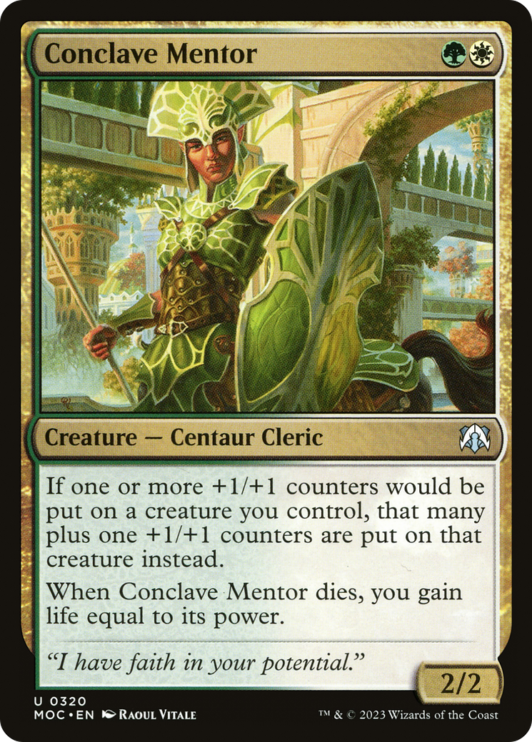 Mentor du Conclave [Marche du Commandant de la Machine] 